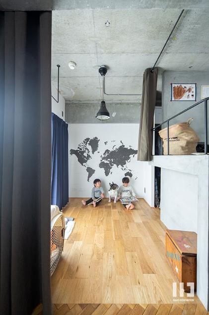 木とコンクリートの自然体な暮らし