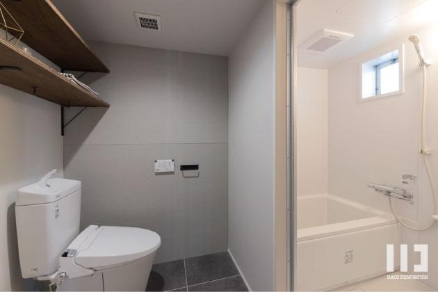 「土間のある賃貸暮らし」のトイレ・お風呂