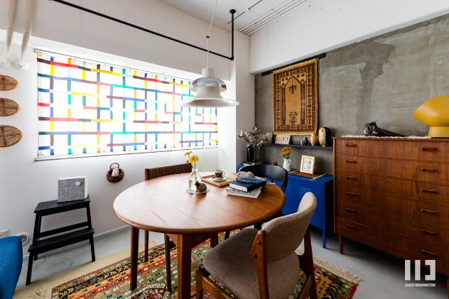 お気に入りのものを飾れるダイニングスペース。