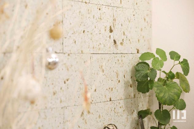 「やさしい色に包まれたなら」のリビング壁