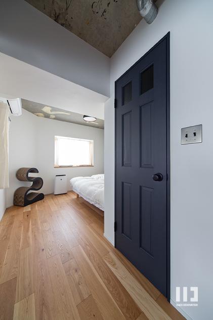 「ネコノアール」の寝室