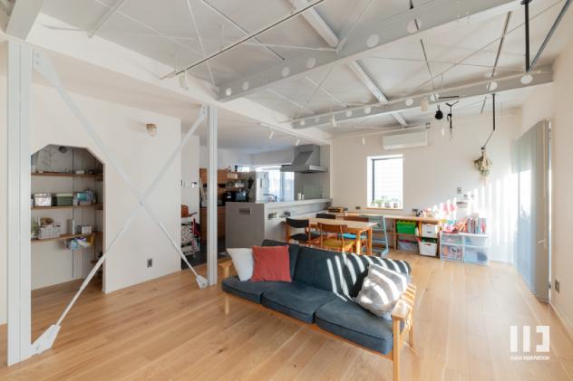 「やさしさ時々ラフ」のリビングダイニング