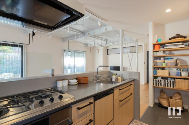 「やさしさ時々ラフ」のキッチン