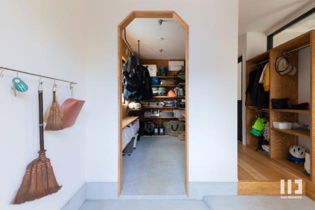 「やさしさ時々ラフ」の玄関・土間