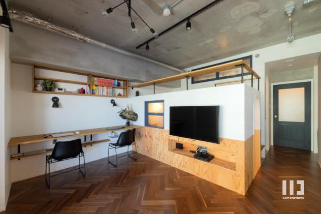 「リビングに暮らす」のリビングダイニング