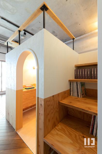 「リビングに暮らす」のロフト