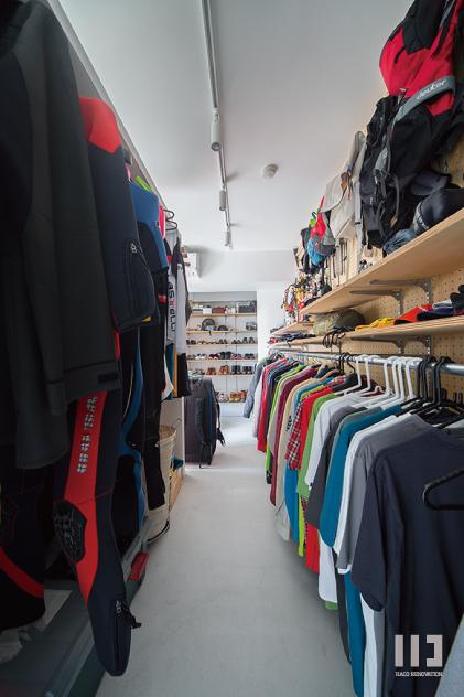 「Wallscape in the house.」の土間収納