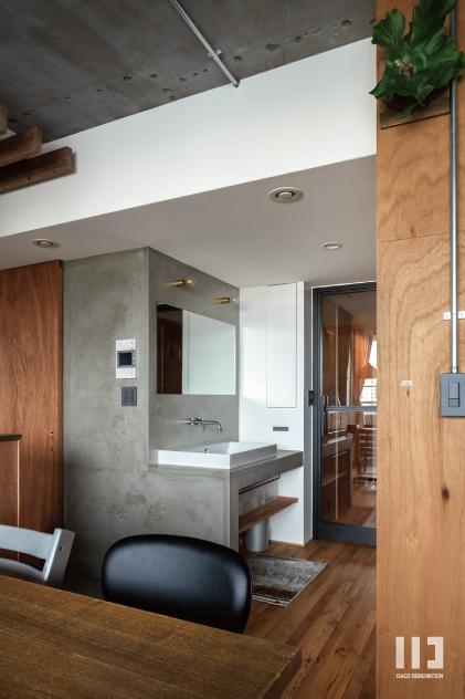 「並べる家」の洗面スペース