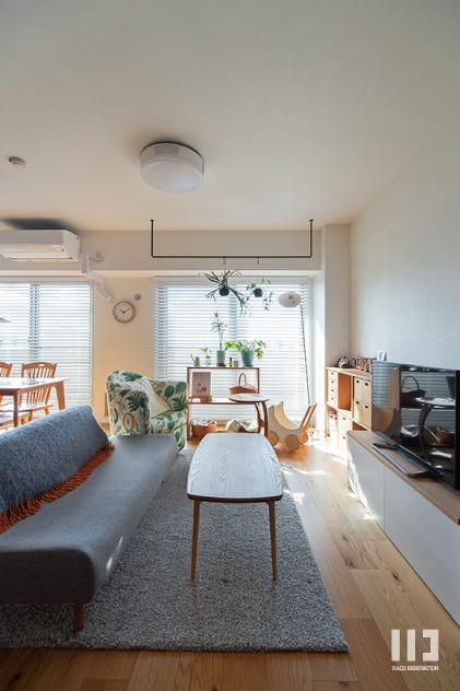 「THE HYGGE」のリビング