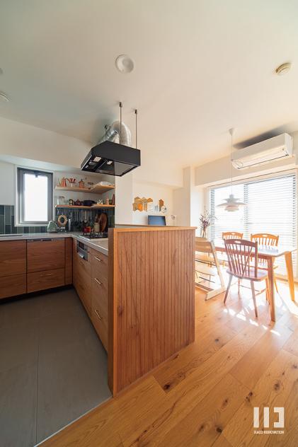 「THE HYGGE」のキッチン