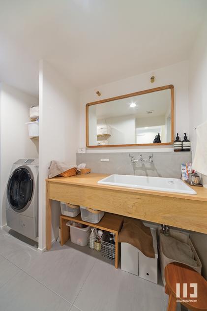 「THE HYGGE」の洗面所