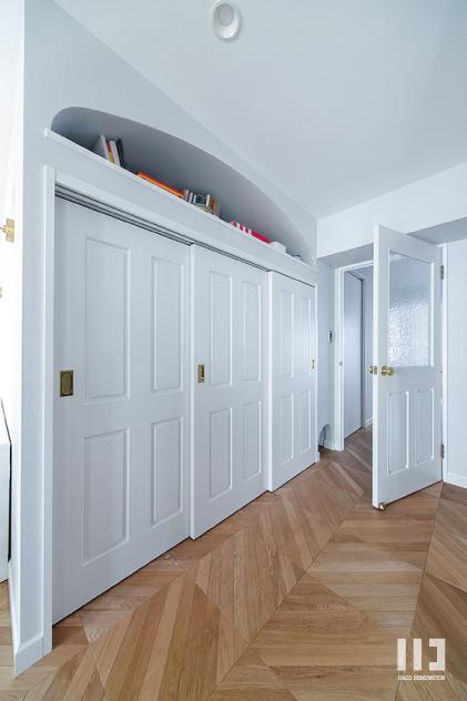 「アーチで切り取る」の収納