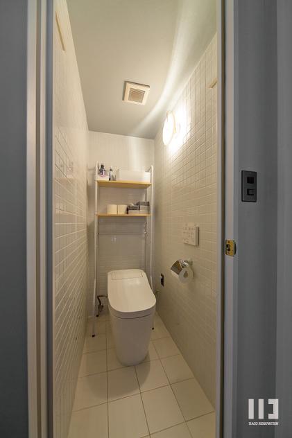 「アーチで切り取る」のトイレ