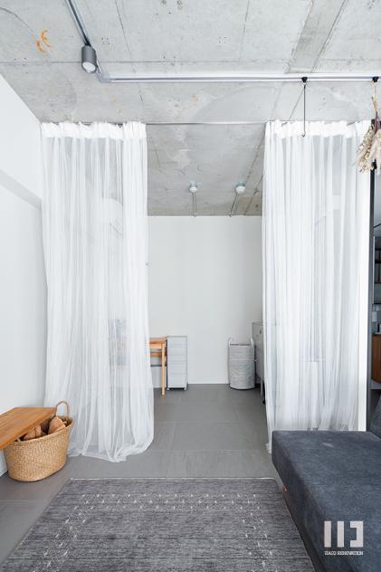 「THE PASSAGE」のリビング兼子ども部屋