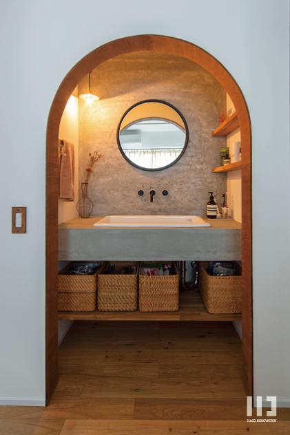 「Aesopの家」の洗面