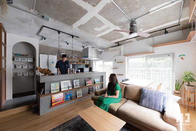 「frame」のリビングダイニング