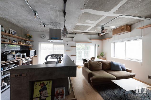 「frame」のリビングダイニング