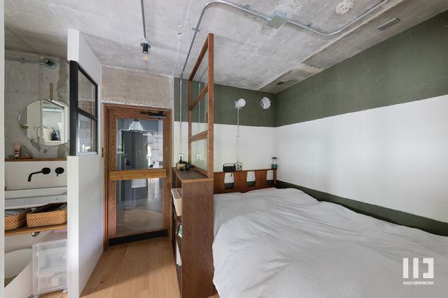 「frame」の寝室