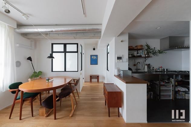 「Nordic holic」のダイニング・キッチン