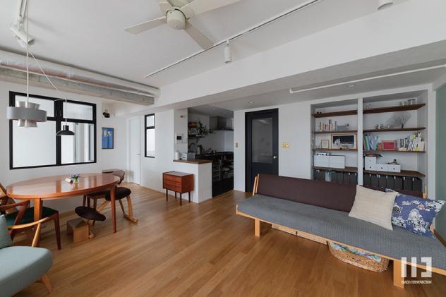 「Nordic holic」のリビングダイニング