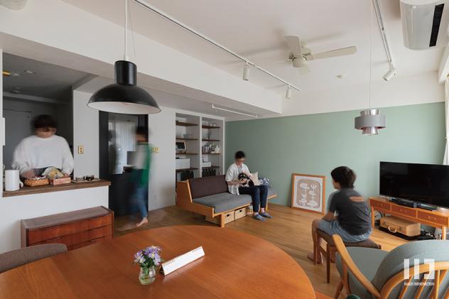 「Nordic holic」のリビング