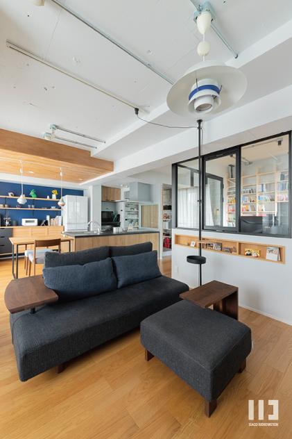 「ツナガル家」のリビング