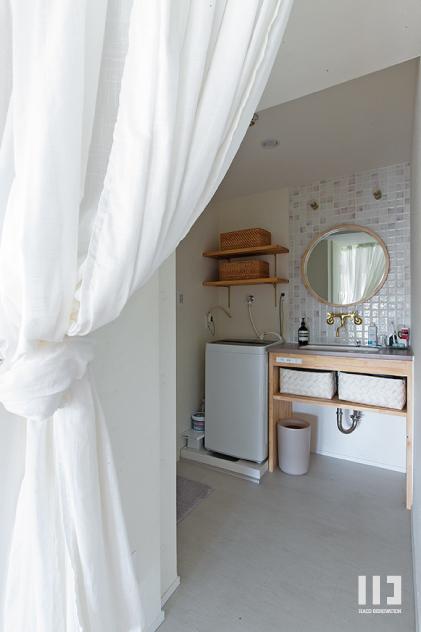 「育む家。」のサニタリー