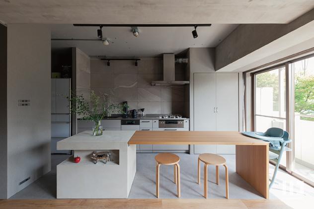 「yokohama flat」のダイニング・キッチン