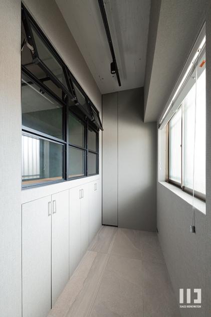 「yokohama flat」の玄関収納