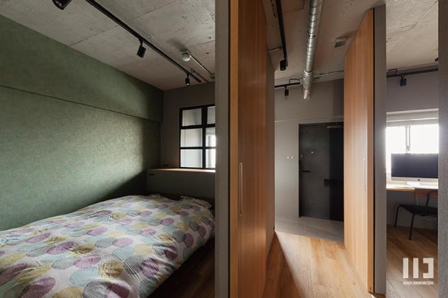 「yokohama flat」の寝室