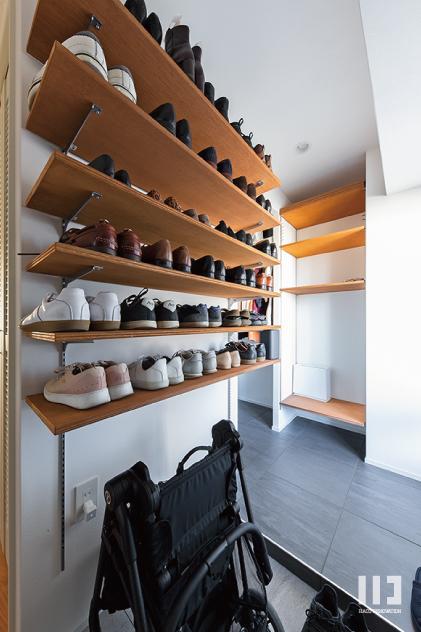 「at home」の玄関土間