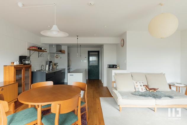 「life clip」のリビングダイニング