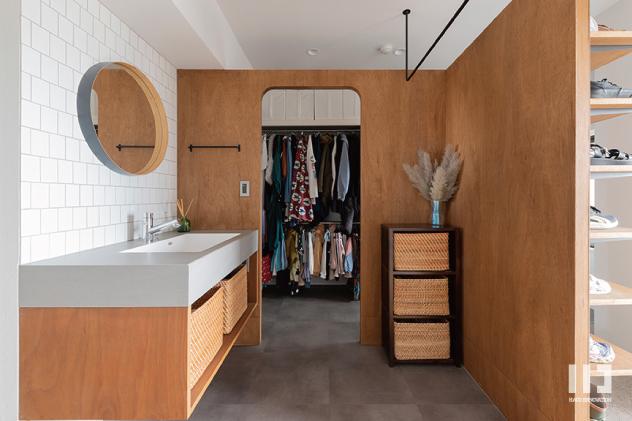 「ここから見える景色」の洗面所・WIC