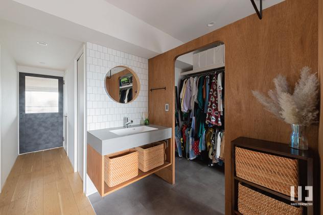 「ここから見える景色」の洗面所・WIC