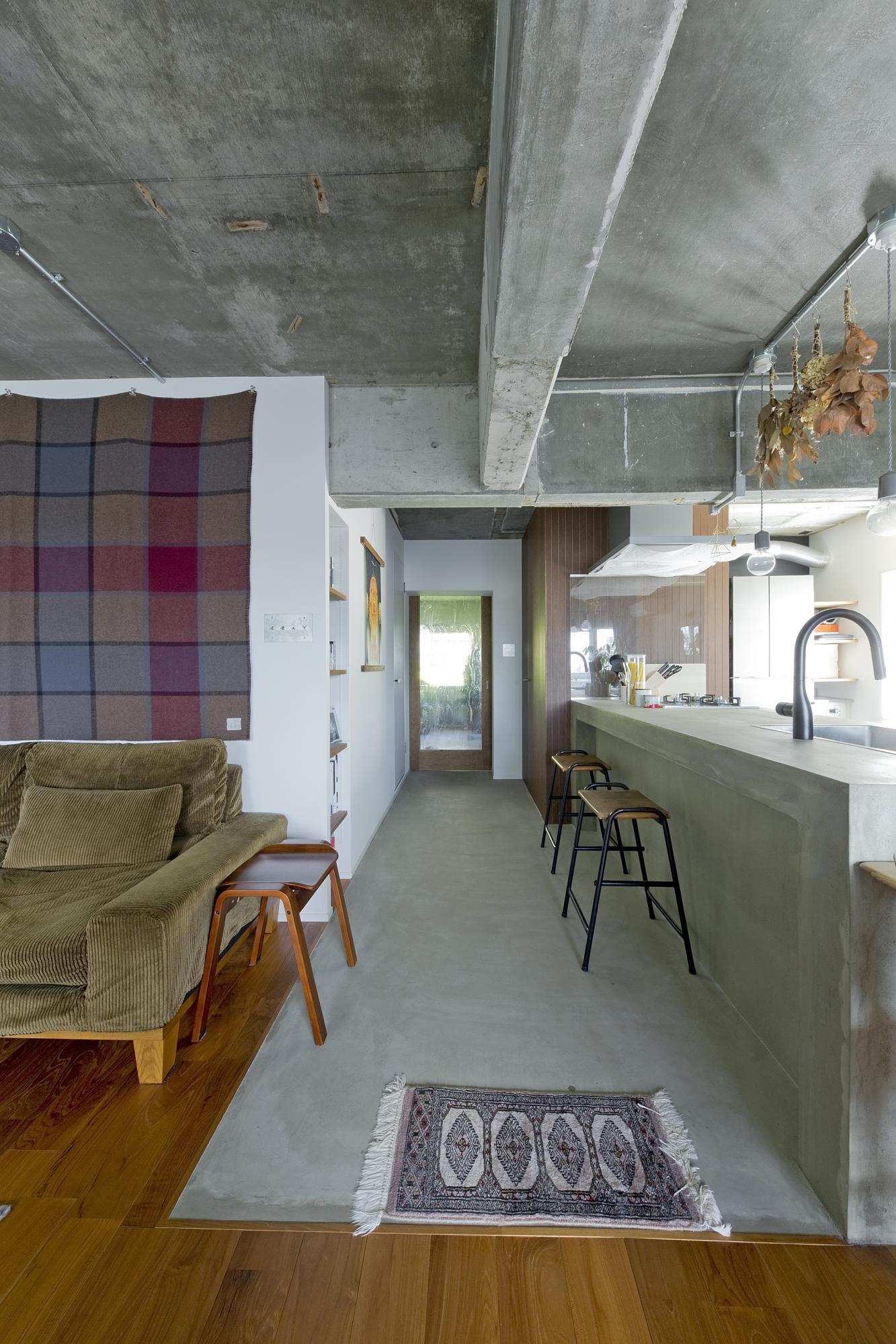 「余白」のリビングダイニング