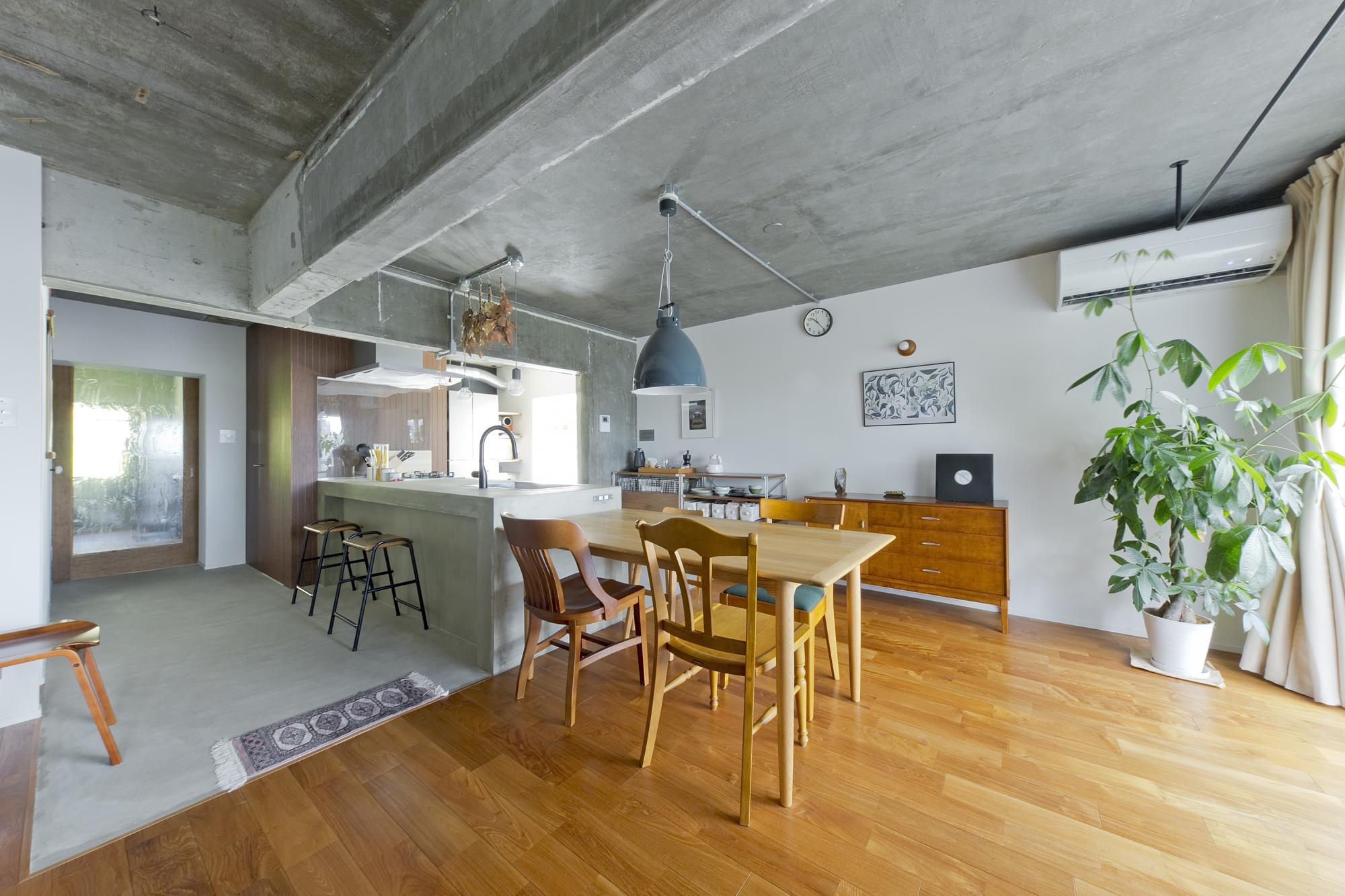 「余白」のダイニングキッチン