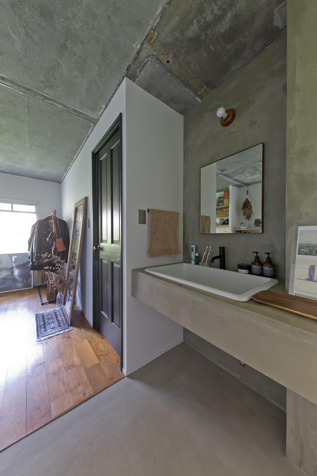 「余白」の洗面