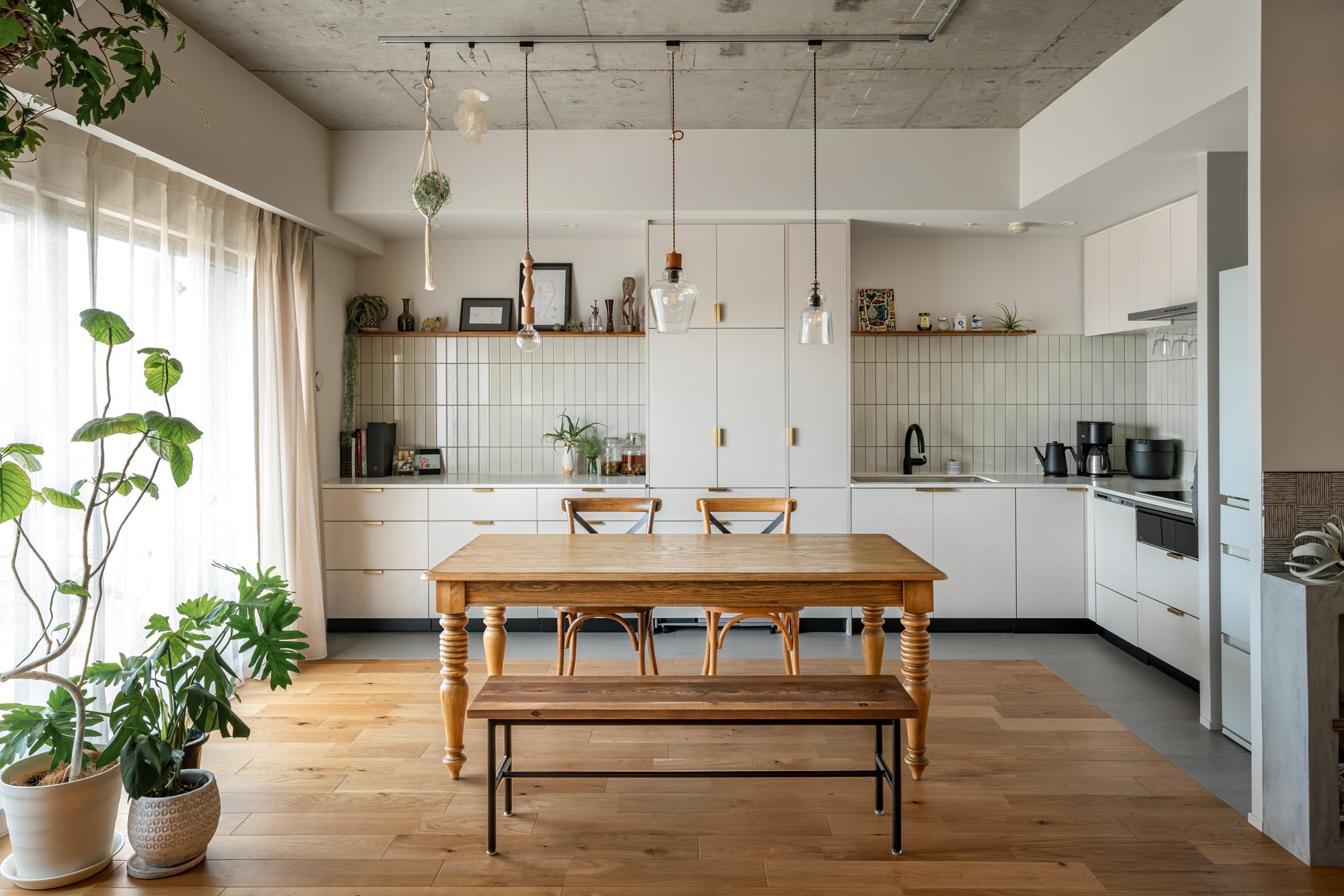 「Life is journey」のキッチン・ダイニング