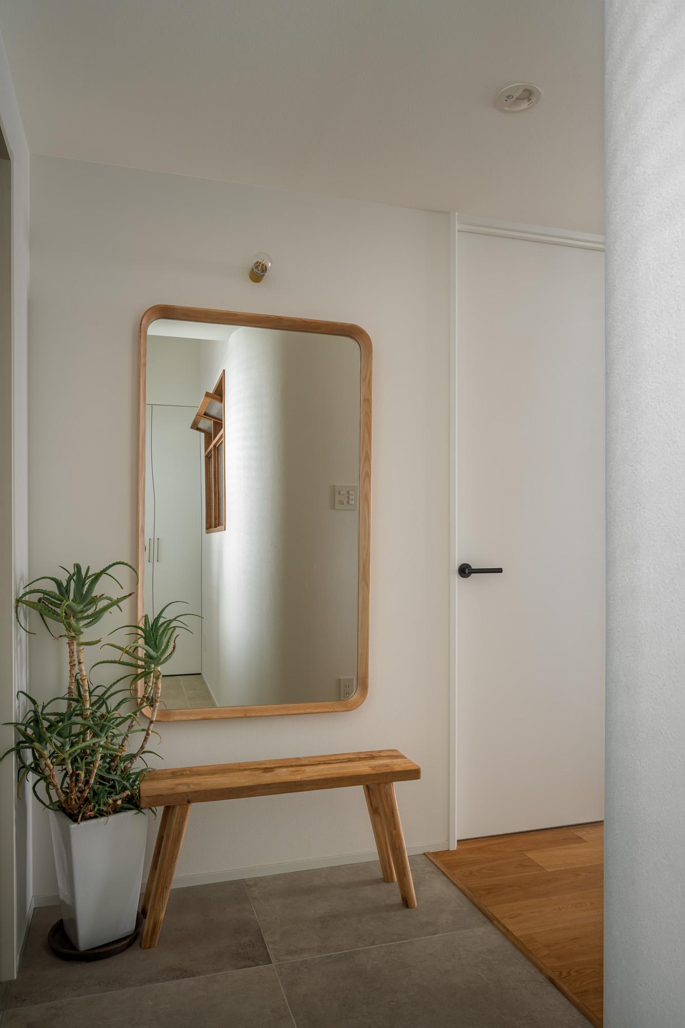 「Life is journey」の玄関土間