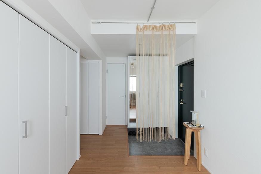 「choosy」の玄関