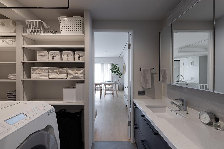 「めぐり めぐる くらし」のサニタリー