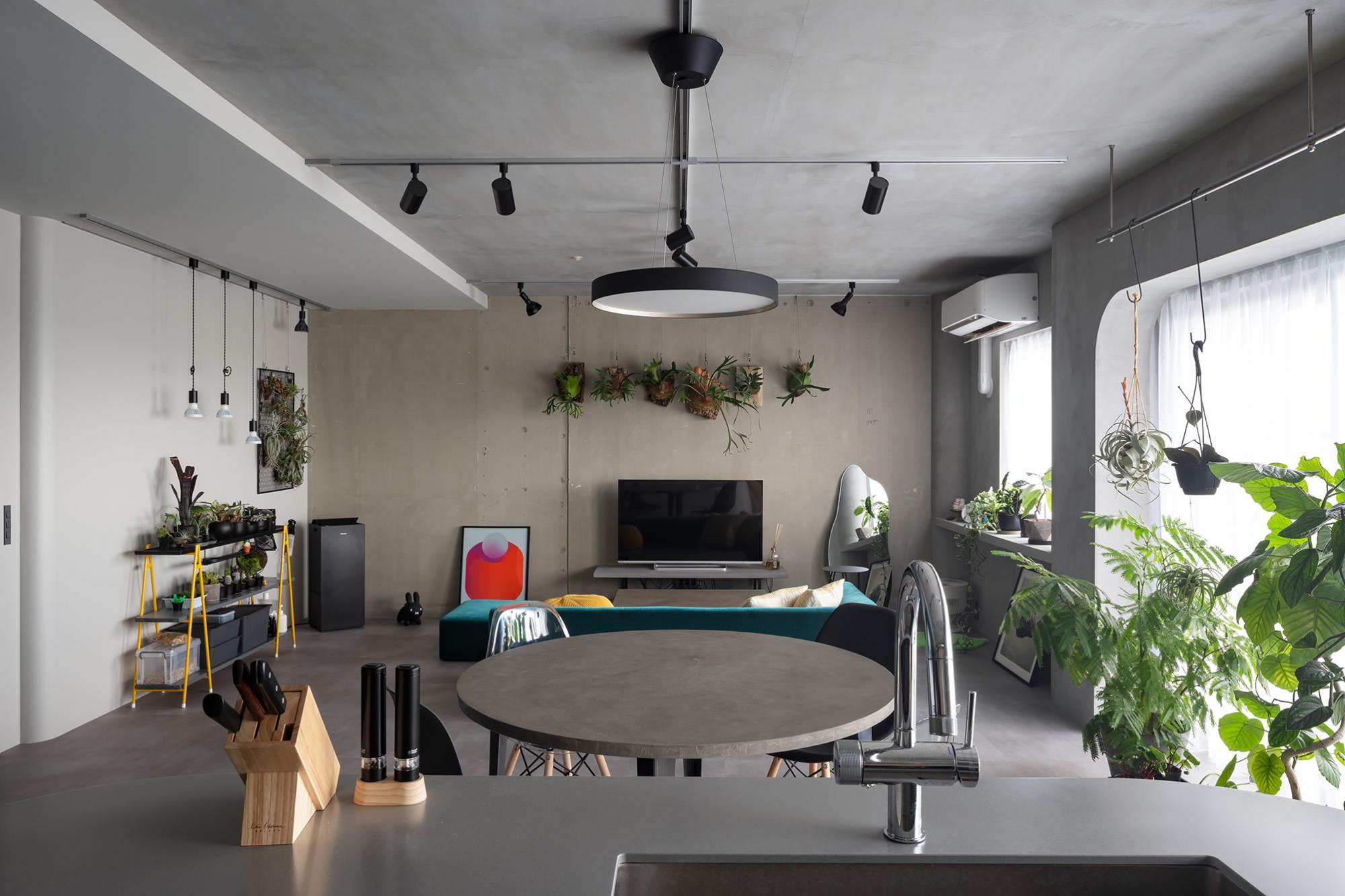 「Greenery」のリビングダイニング