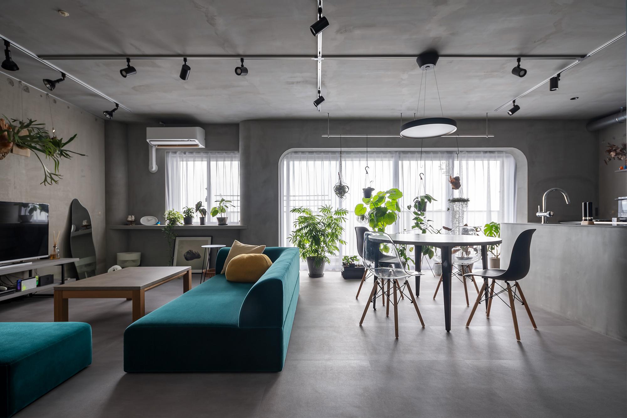 「Greenery」のリビングダイニング