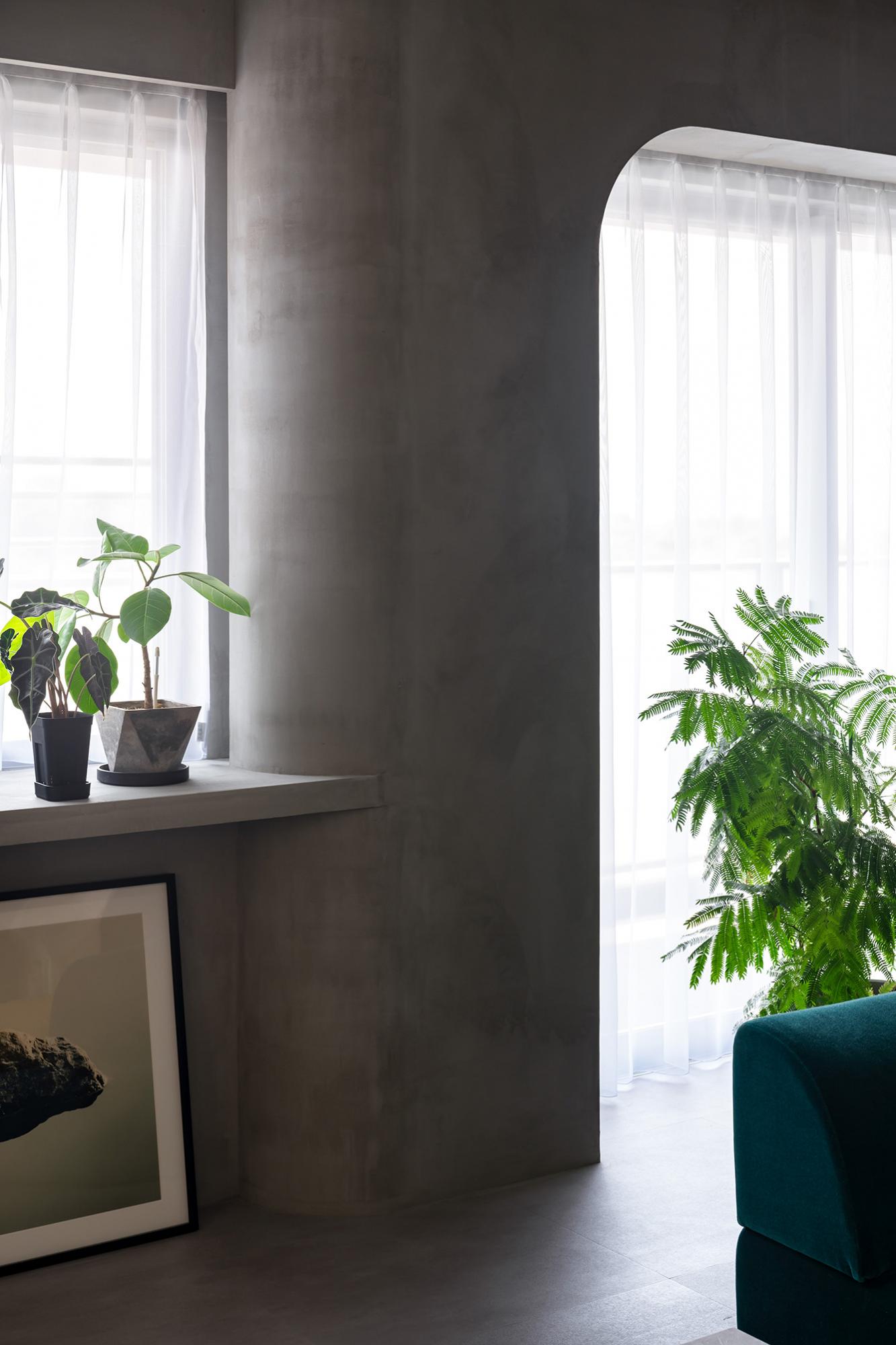 「Greenery」のリビングアール窓