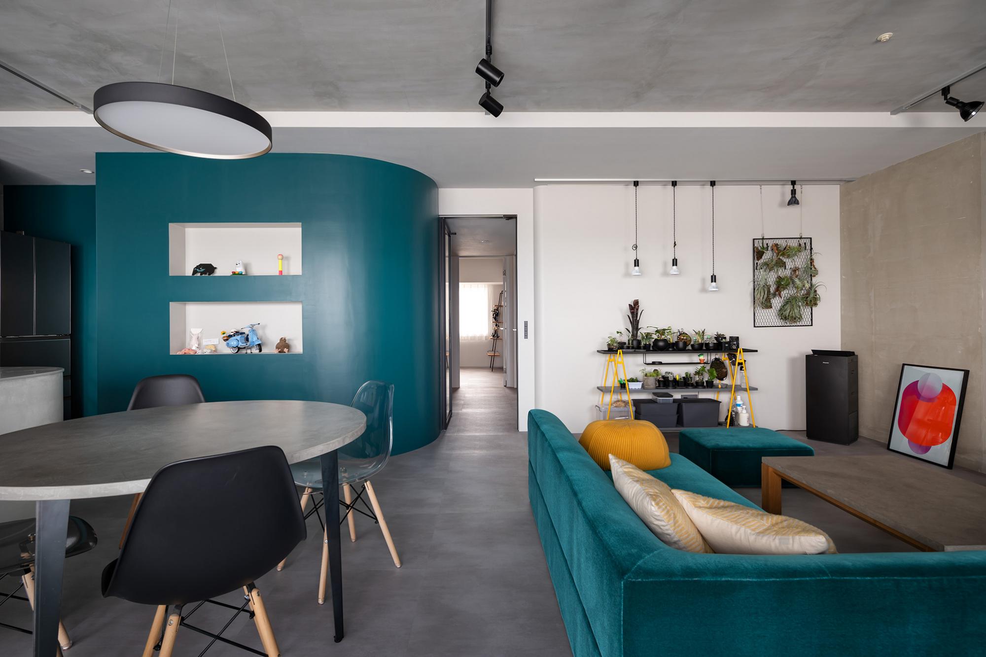 「Greenery」のリビングダイニング