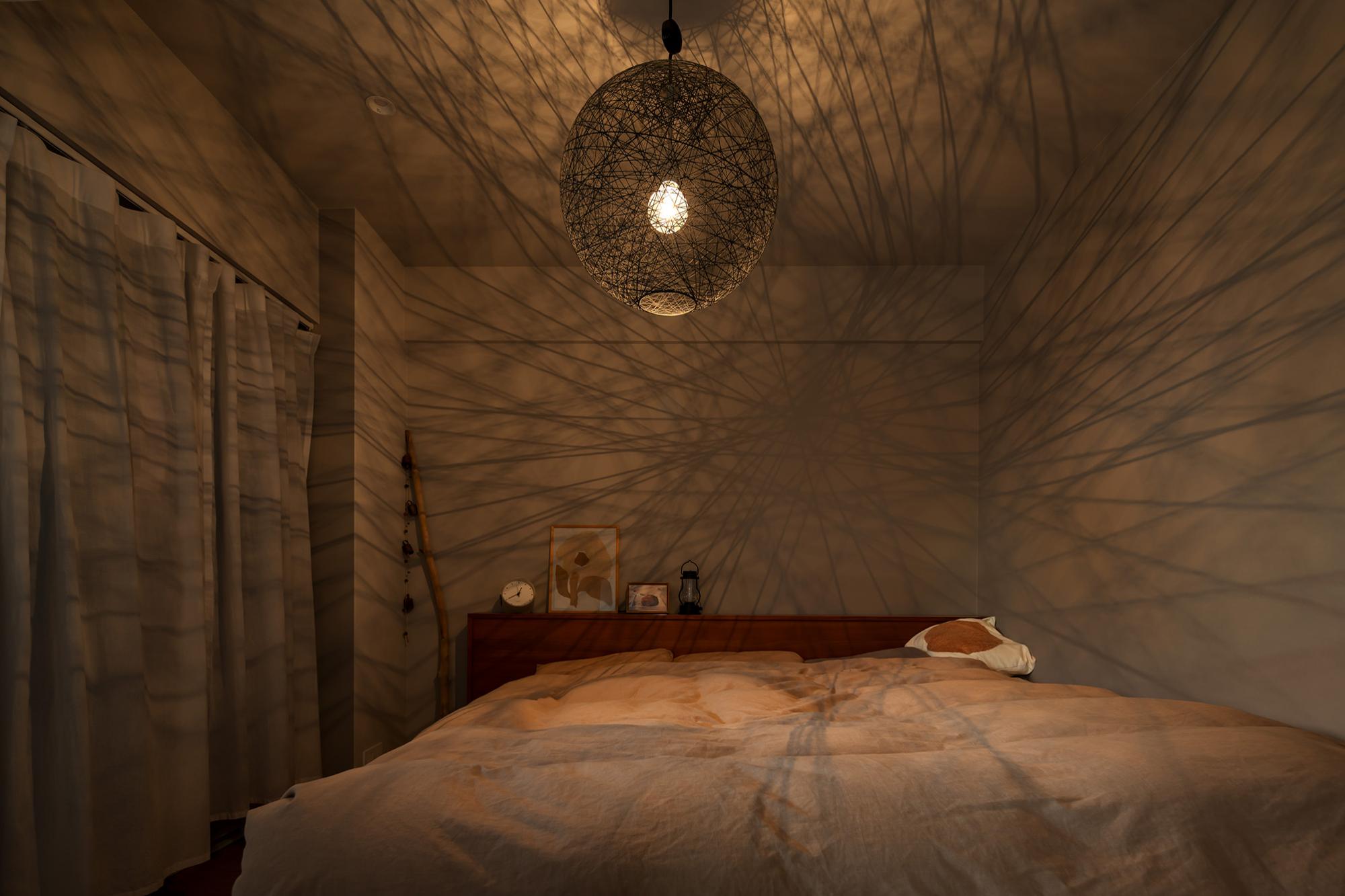 「ナナメの眺め」の寝室