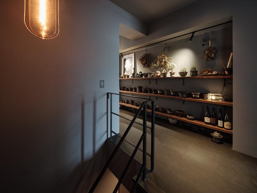 「明陽暗静」のディスプレイスペース