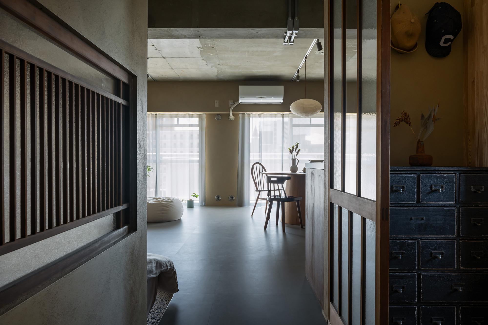 「遊郭建具と暮らす」の古建具