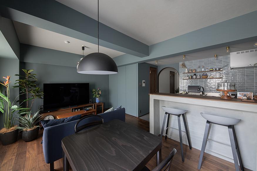 「Life Record」のリビングダイニングキッチン