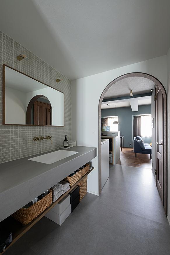 「Life Record」の洗面所